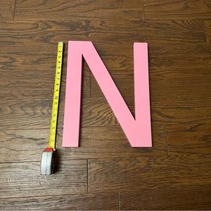NEW Company Kids Letter N in Pink for wall decor hanging **Sale**